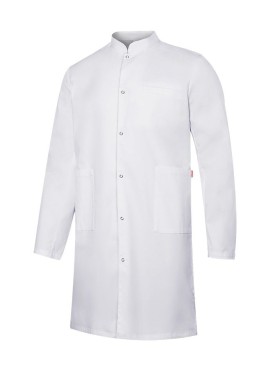 Bata de trabajo de hombre Velilla 539006S Blanca