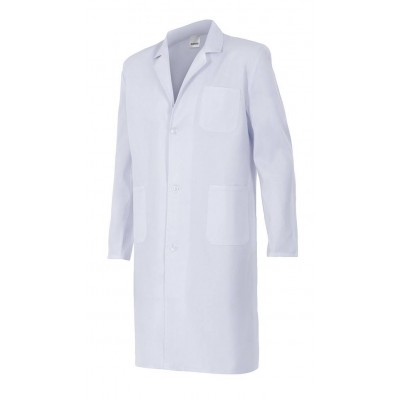 Bata de trabajo sanitaria Velilla 700P Blanca