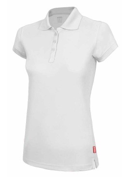 Polo de trabajo de mujer Velilla 405503 Blanco