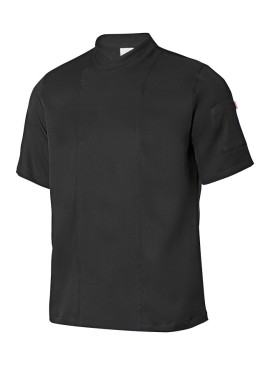 Chaqueta de cocina de microfibra Velilla 405209 negra