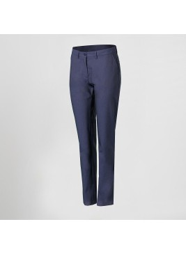 Pantalón de trabajo elegante de mujer tipo chino y elástico Azulina
