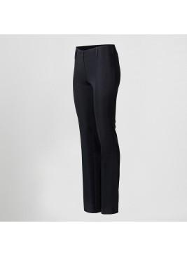 Pantalón de trabajo de mujer elegante y elástico negro