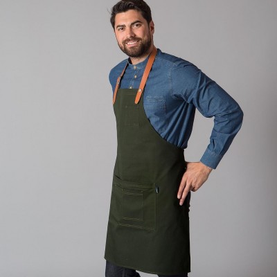 Delantal de camarero Garys 156400 Verde caqui