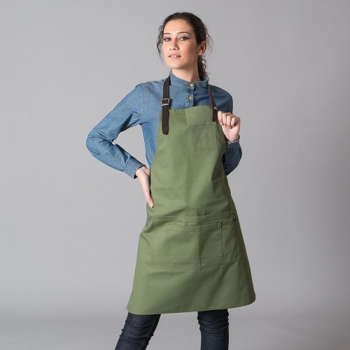 Delantal de camarero Garys 156400 Verde kaki