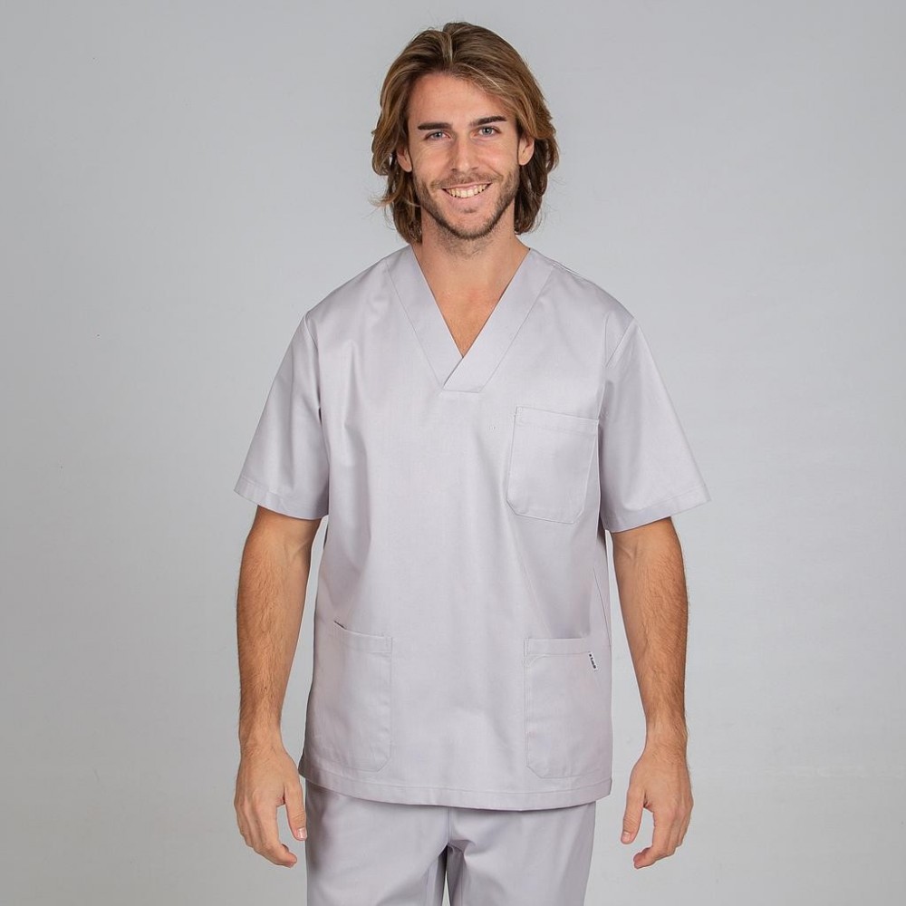 Blusa sanitaria unisex Garys 605000 Gris perla