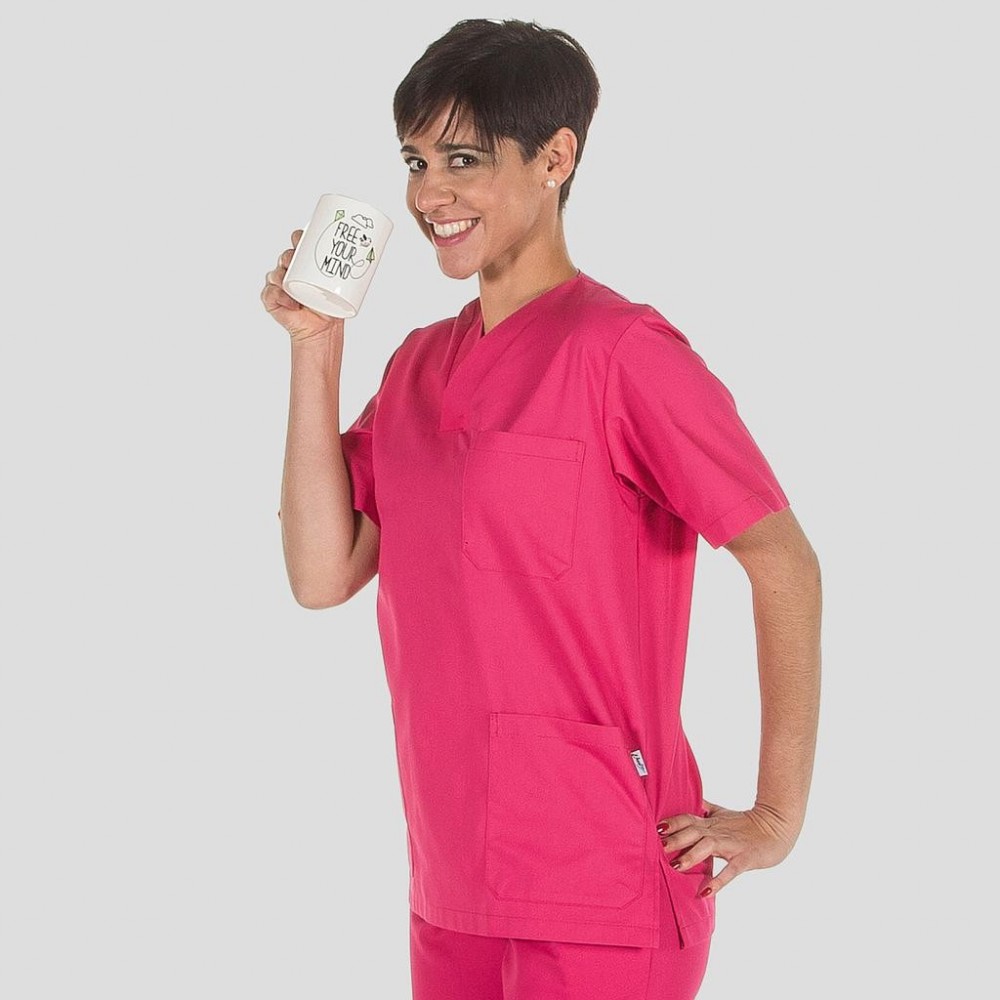 Blusa sanitaria unisex Garys 605000 Fucsia