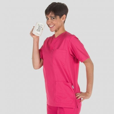 Blusa sanitaria unisex Garys 605000 Fucsia