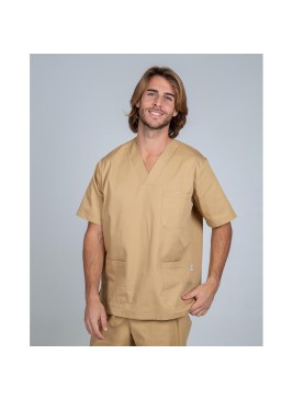 Blusa sanitaria unisex Garys 605000 Crema
