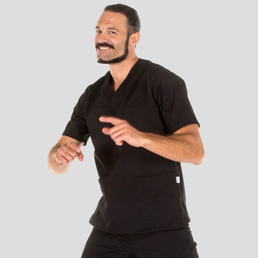 Blusa sanitaria unisex Garys 605000 Negro
