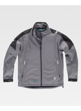 Chaqueta workshell Workteam WF2840 Gris/Negro