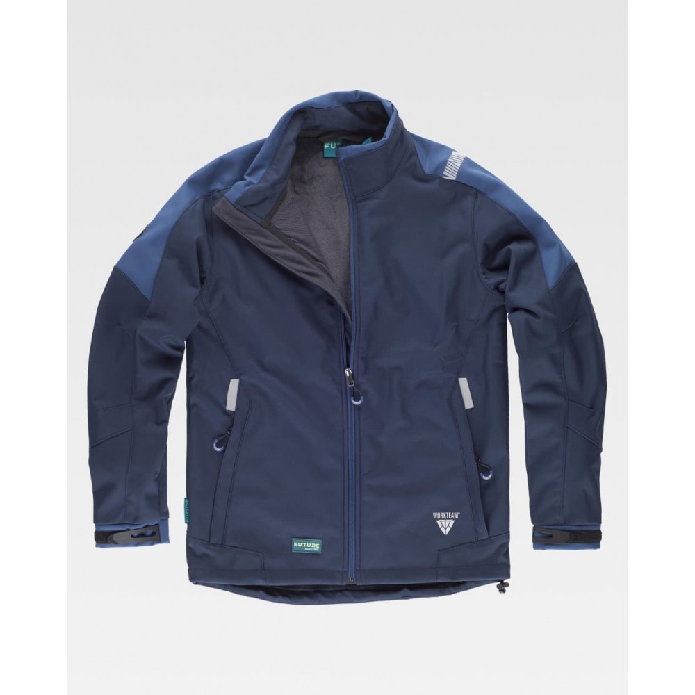 Chaqueta workshell Workteam WF2840 Marino/Azafata