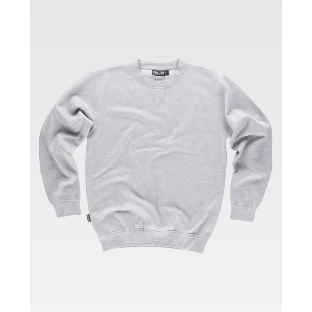 Sudadera de trabajo Workteam S5505 Gris Jaspeado