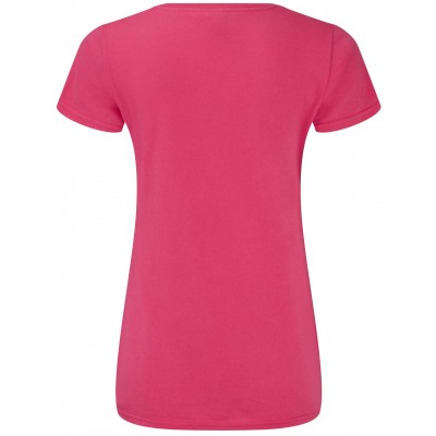 Camiseta de trabajo mujer Fruit of the loom 61444 Fucsia