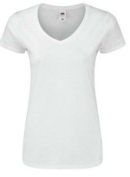Camiseta de trabajo mujer Fruit of the loom 61444 Blanca