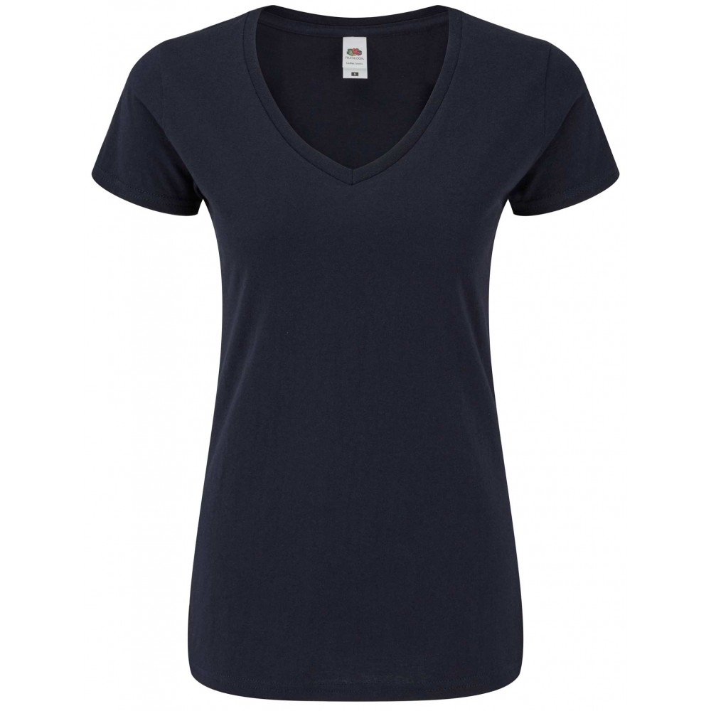Camiseta de trabajo mujer Fruit of the loom 61444 Marino oscuro
