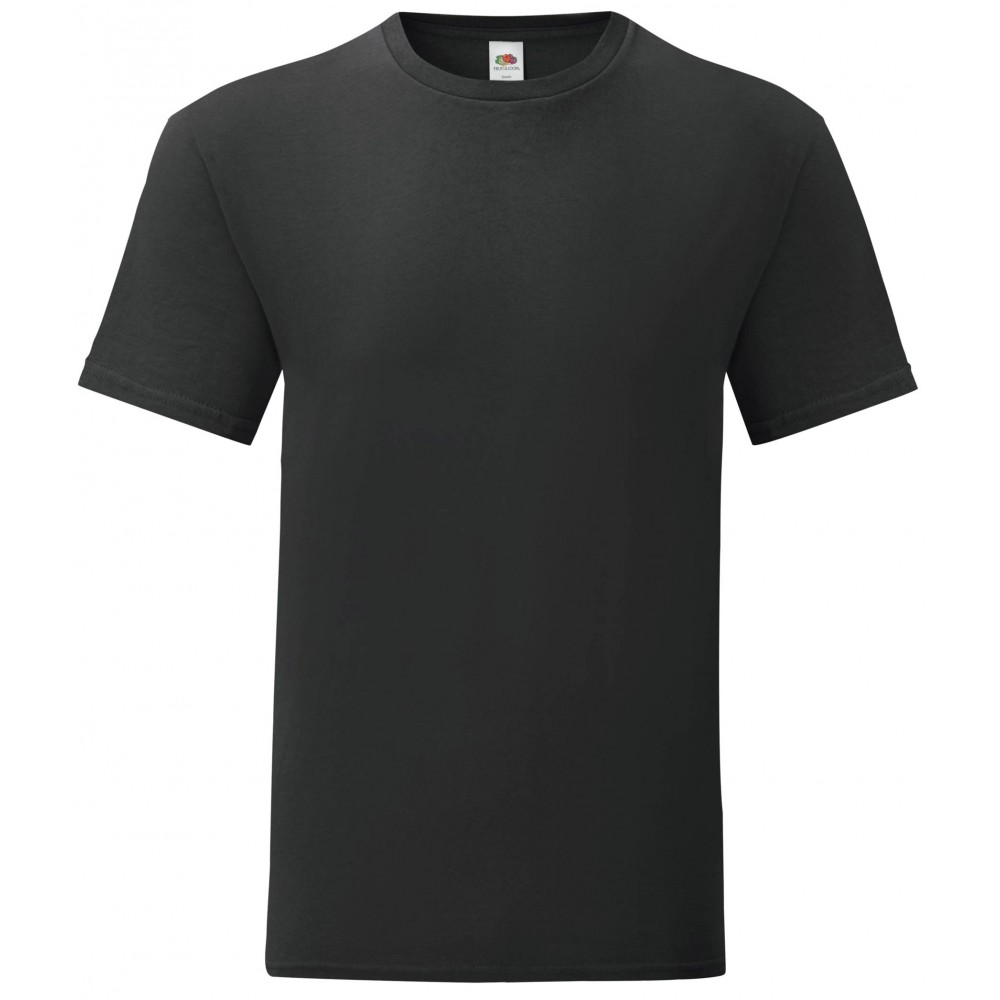 Camiseta de trabajo Fruit of the loom 61430 Negra