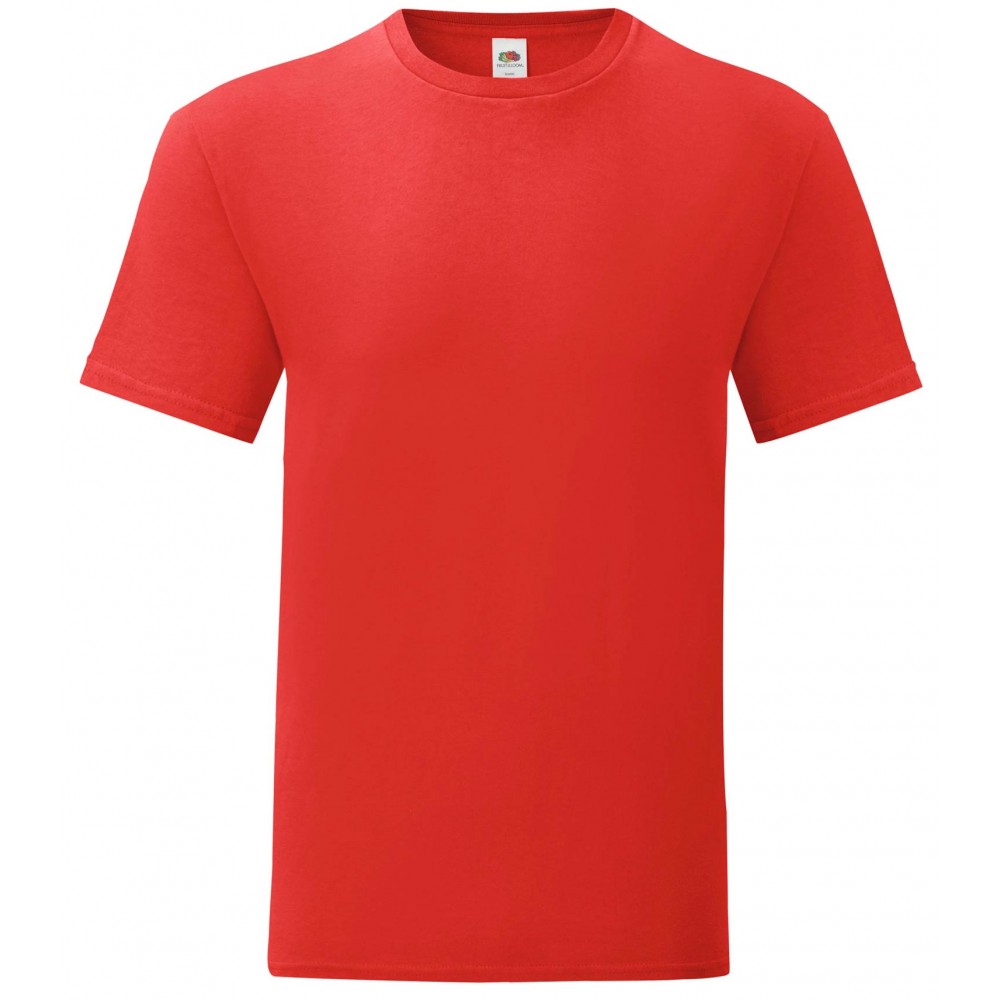 Camiseta de trabajo Fruit of the loom 61430 Rojo