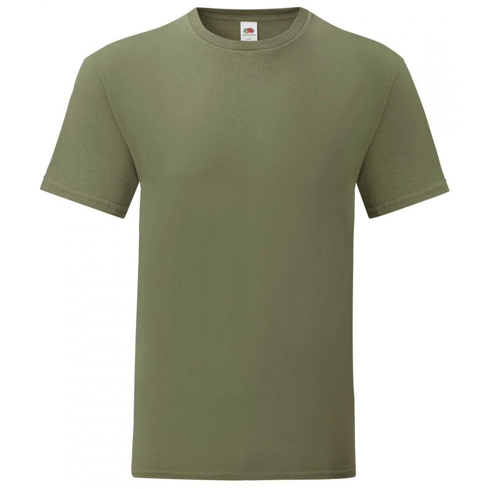 Camiseta de trabajo Fruit of the loom 61430 Verde oliva