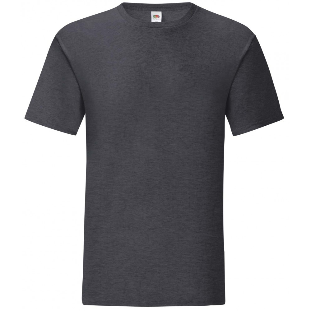 Camiseta de trabajo Fruit of the loom 61430 Gris oscuro jaspeado