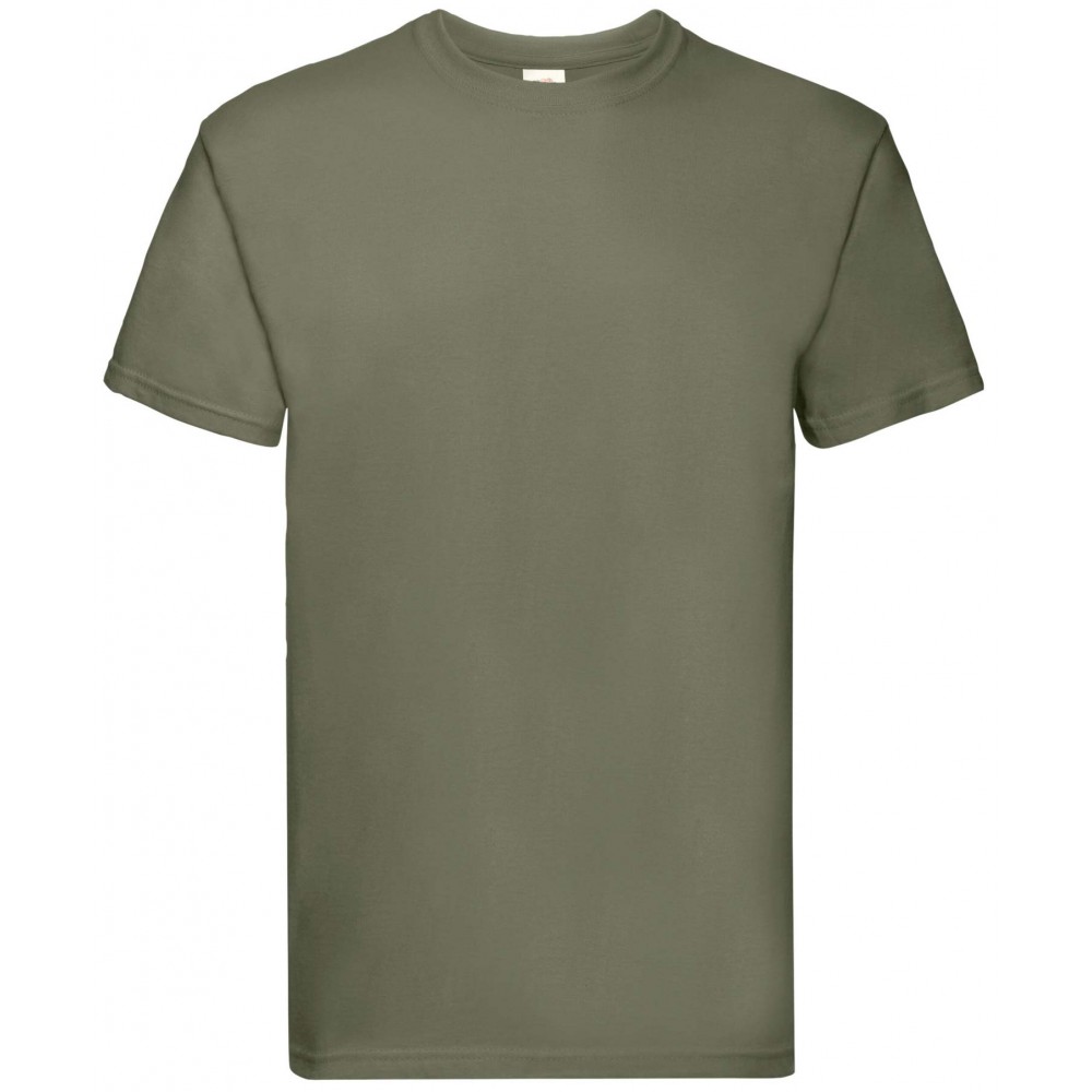 Camiseta de trabajo Fruit Of The Loom 61044 verde oliva