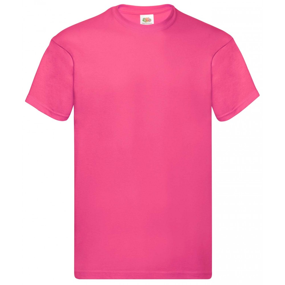 Camiseta de trabajo Fuit Of The Loom 61082 Fucsia