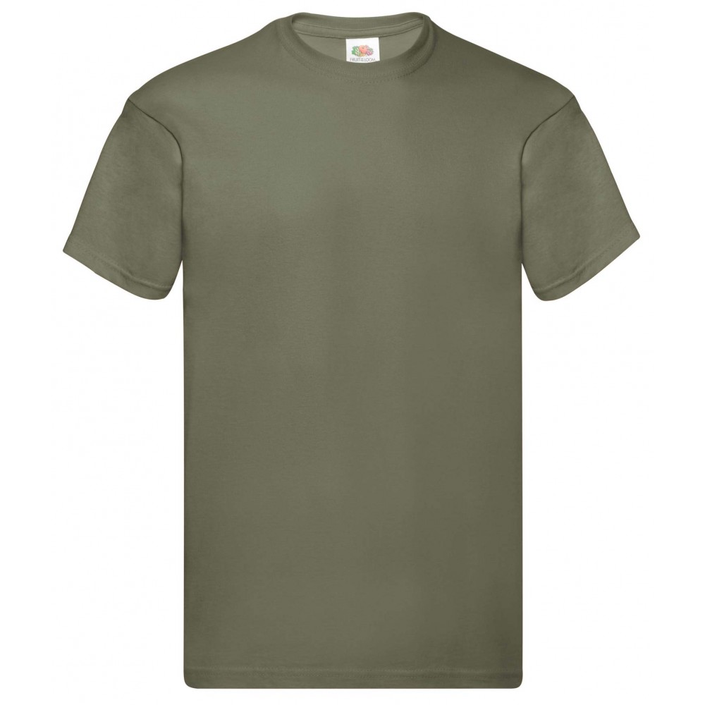Camiseta de trabajo Fuit Of The Loom 61082 Verde oliva