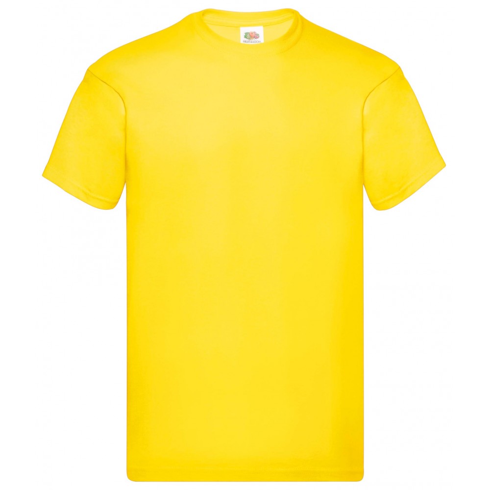 Camiseta de trabajo Fuit Of The Loom 61082 Amarillo