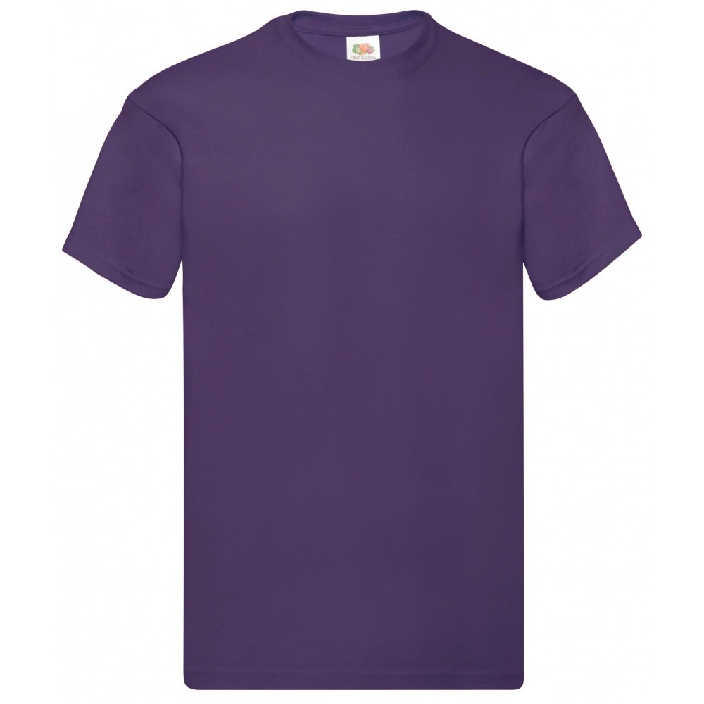 Camiseta de trabajo Fuit Of The Loom 61082 Purpura