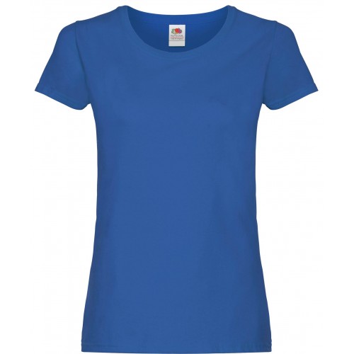 Camiseta de trabajo mujer Fruit of The Loom 61420 Azul Real