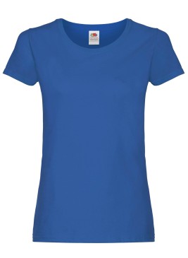 Camiseta de trabajo mujer Fruit of The Loom 61420 Azul Real