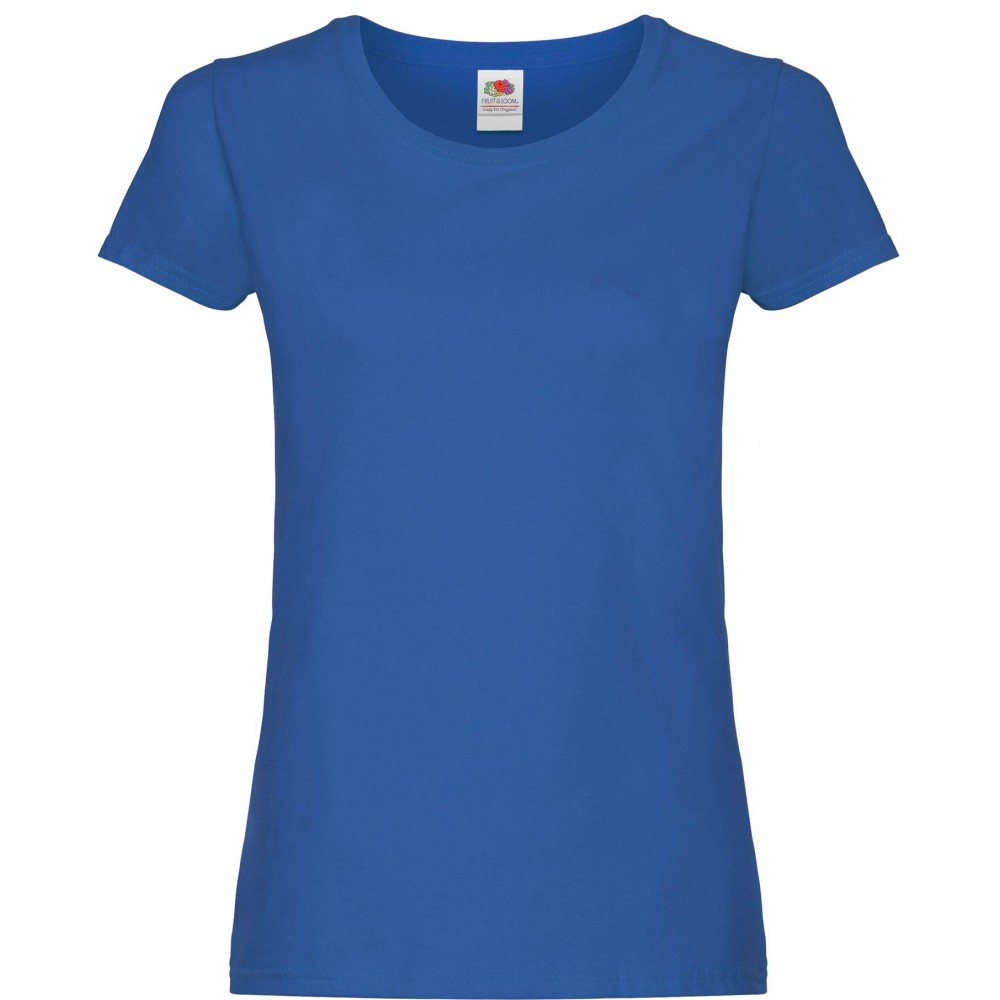 Camiseta de trabajo mujer Fruit of The Loom 61420 Azul Real
