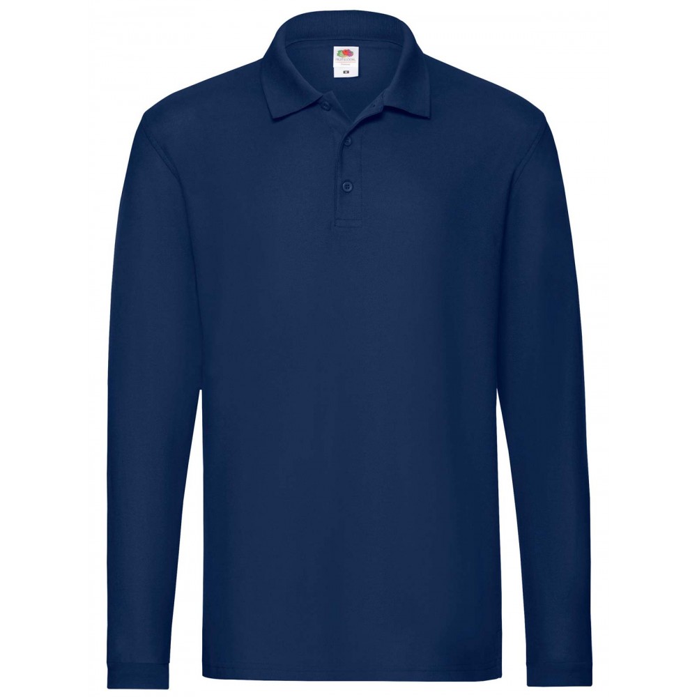 Polo de trabajo  Fruit Of The Loom 63310 Marino