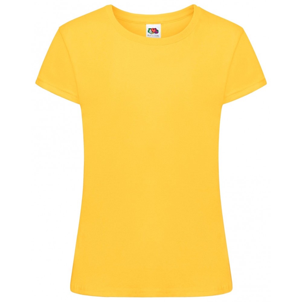 Camiseta trabajo niña para personalizar | Solouniformes.es