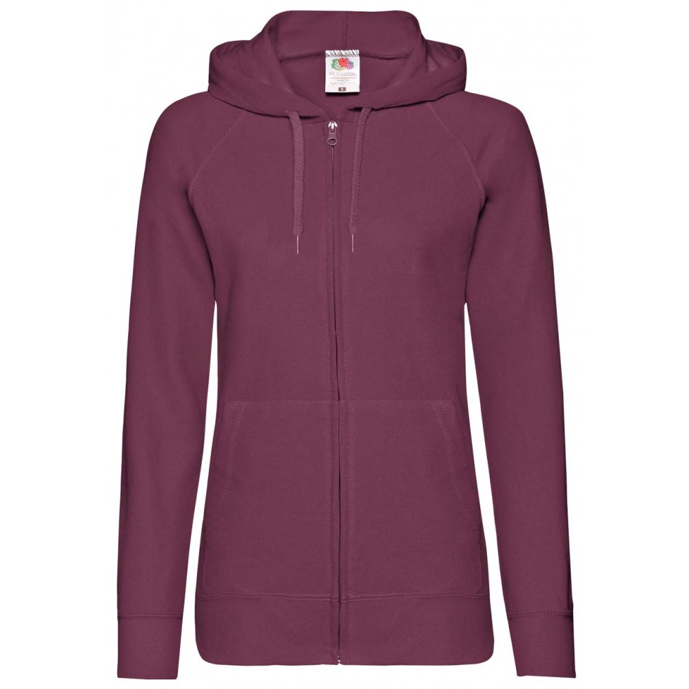 Sudadera de trabajo mujer Fruit Of The Loom 62150 Granate