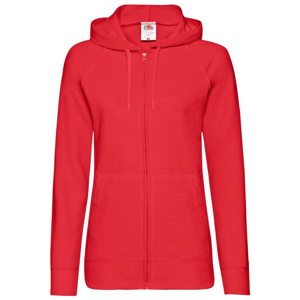 Sudadera de trabajo mujer Fruit Of The Loom 62150 Rojo