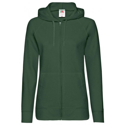 Sudadera de trabajo mujer Fruit Of The Loom 62150 Verde botella
