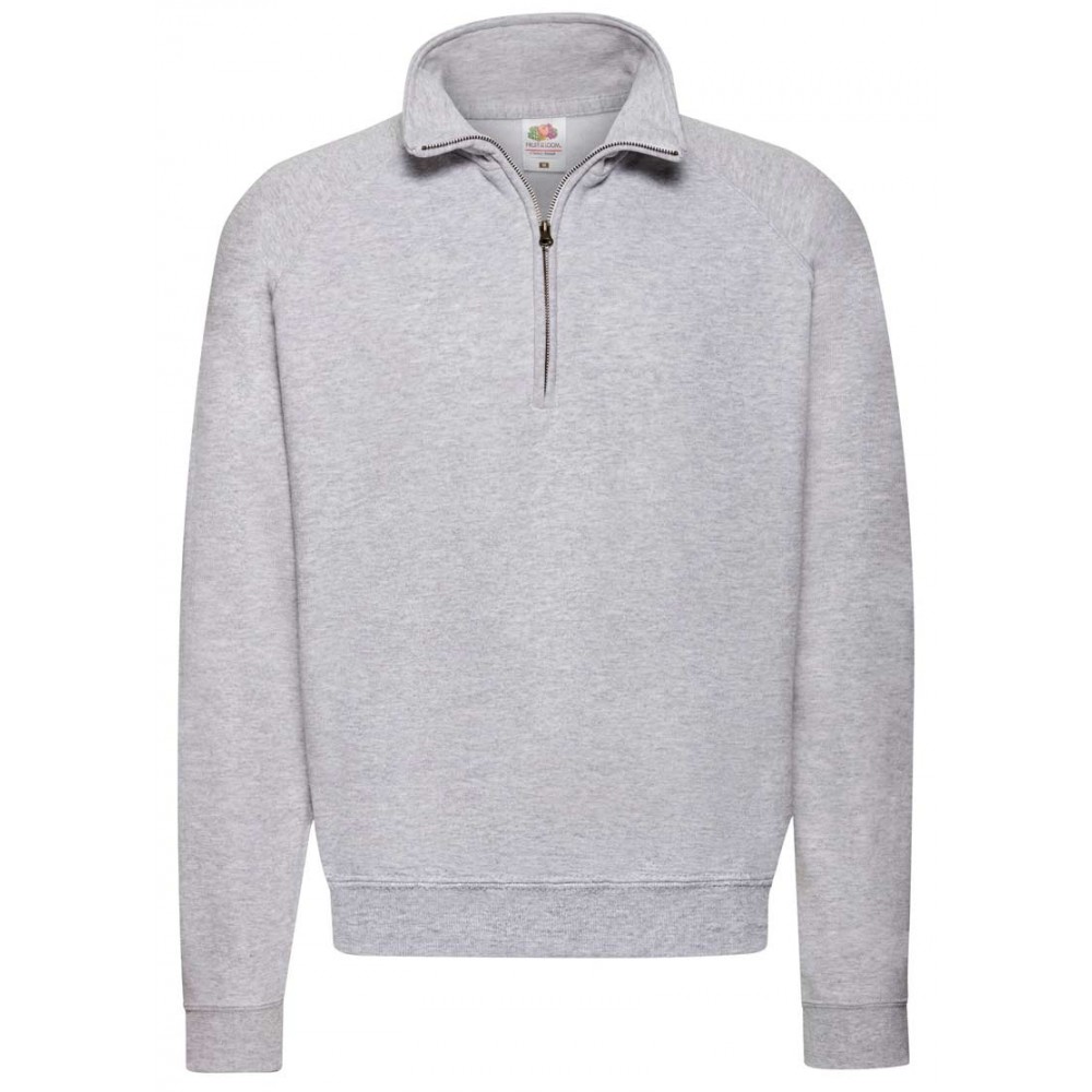 Sudadera de trabajo Fruit Of The Loom 62114 Gris jaspeado
