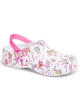 Zueco sanitario estampado y resitente Eva Enjoy Dian Rosa