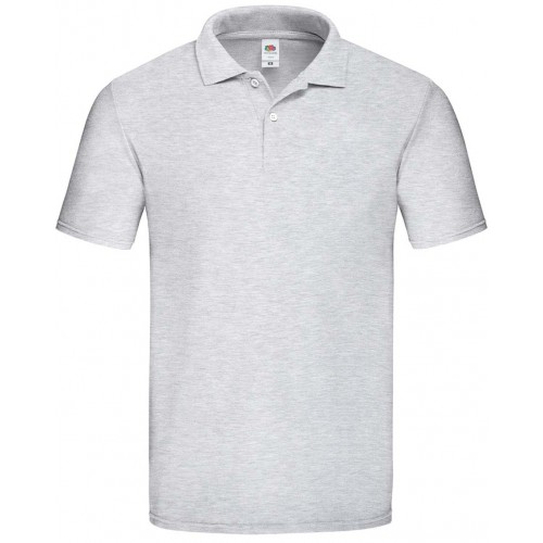 Polo de trabajo Fruit Of The Loom Gris jaspeado