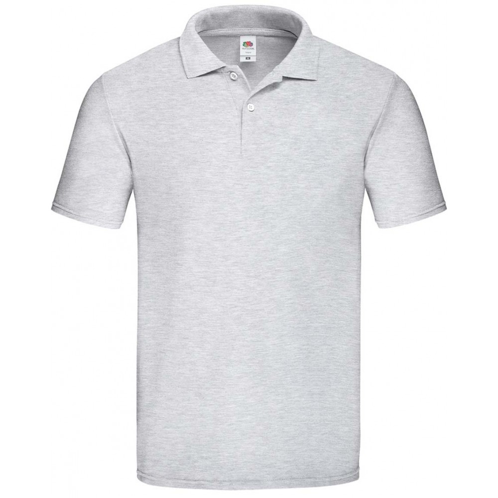 Polo de trabajo Fruit Of The Loom Gris jaspeado