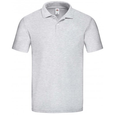 Polo de trabajo Fruit Of The Loom Gris jaspeado