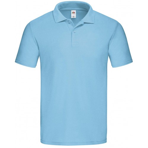 Polo de trabajo Fruit Of The Loom Azul cielo