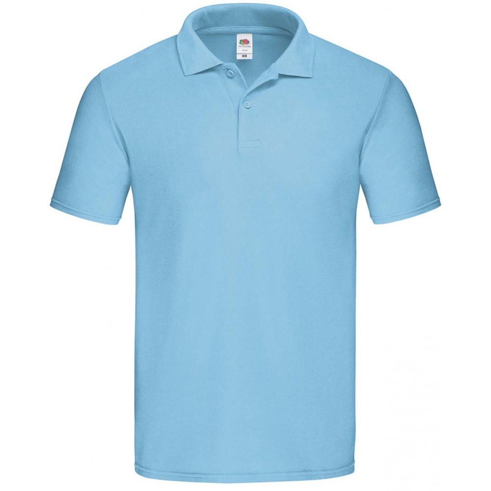 Polo de trabajo Fruit Of The Loom Azul cielo