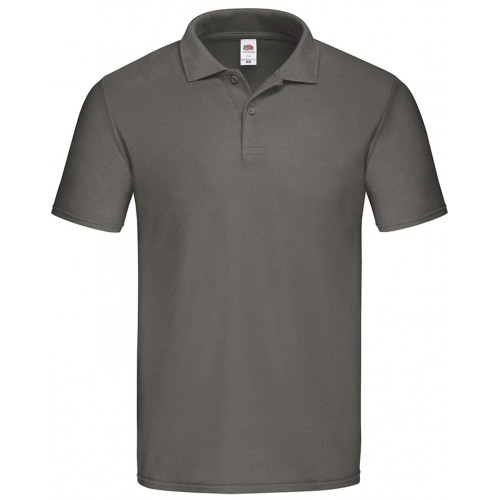Polo de trabajo Fruit Of The Loom Gris grafito