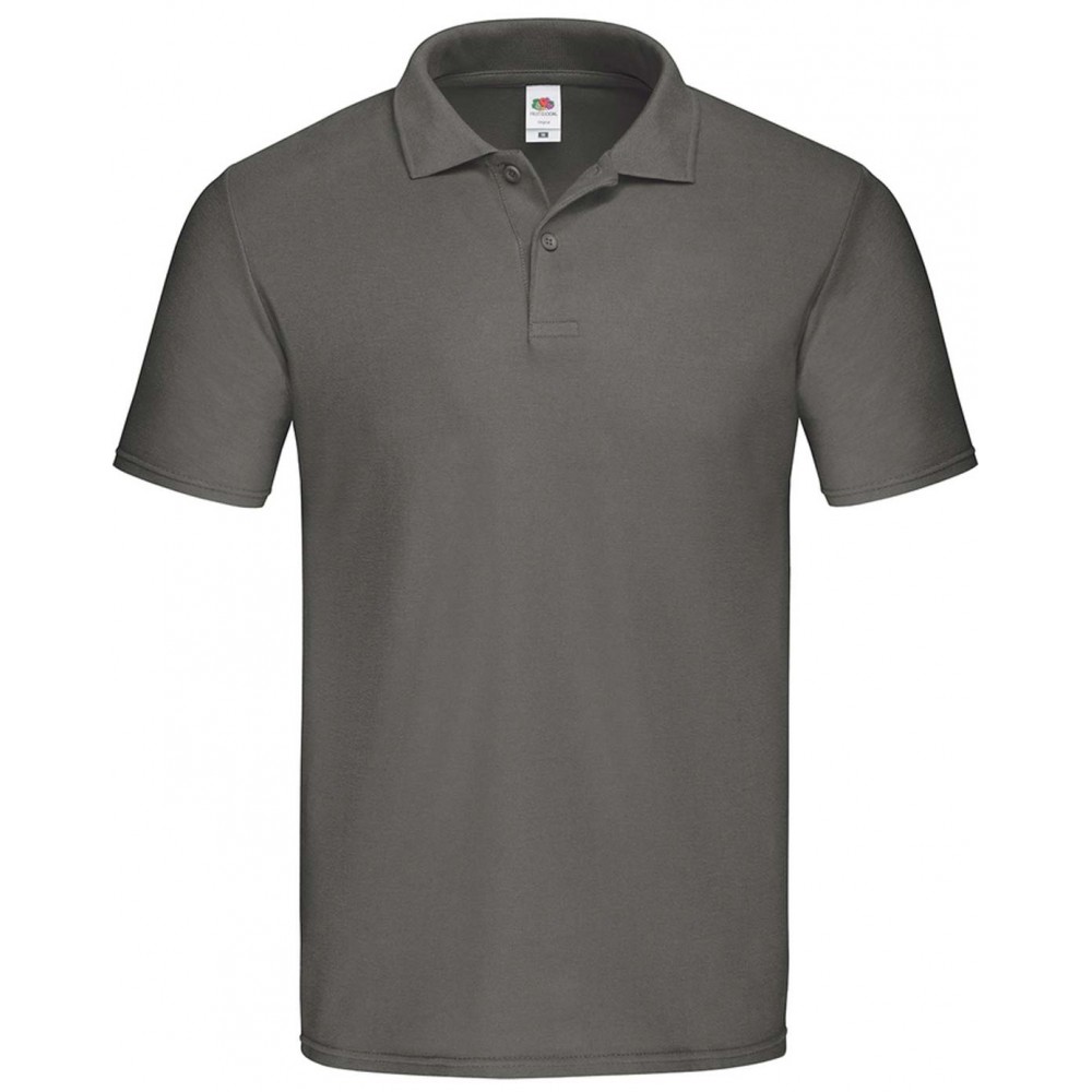 Polo de trabajo Fruit Of The Loom Gris grafito