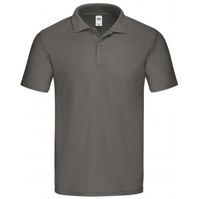 Polo de trabajo Fruit Of The Loom Gris grafito