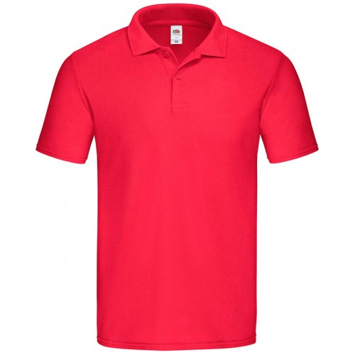 Polo de trabajo Fruit Of The Loom Rojo