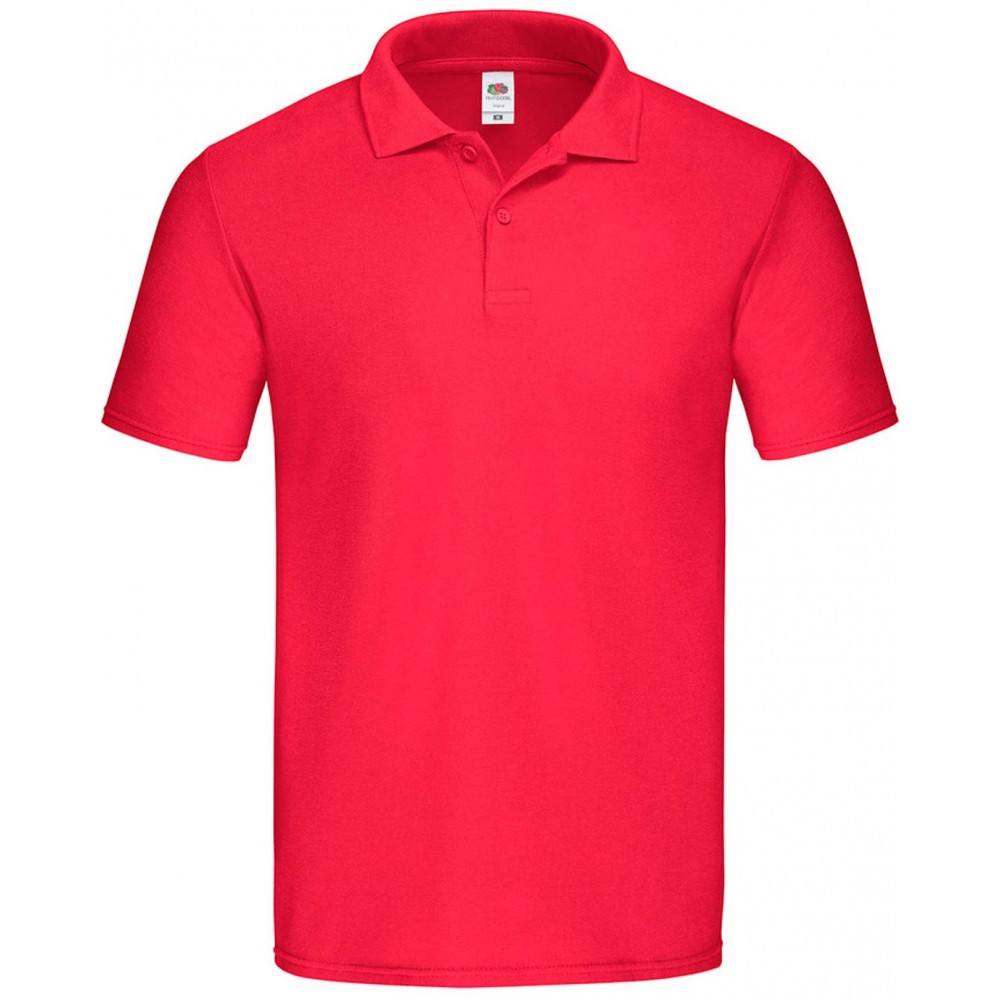 Polo de trabajo Fruit Of The Loom Rojo