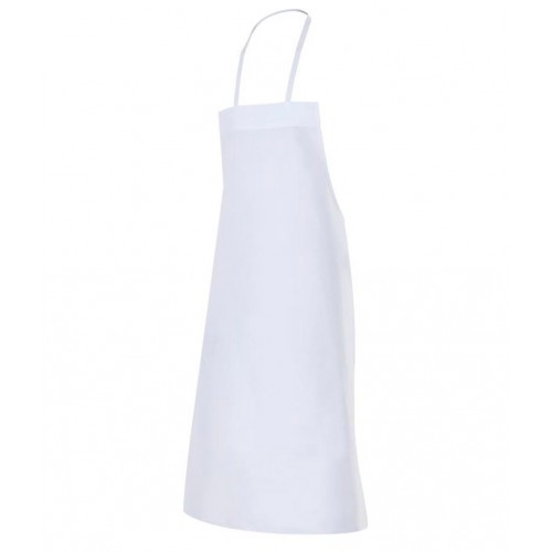Delantal de cocina con peto blanco Velilla serie 4S
