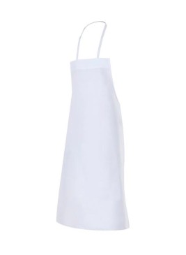 Delantal de cocina con peto blanco Velilla serie 4S